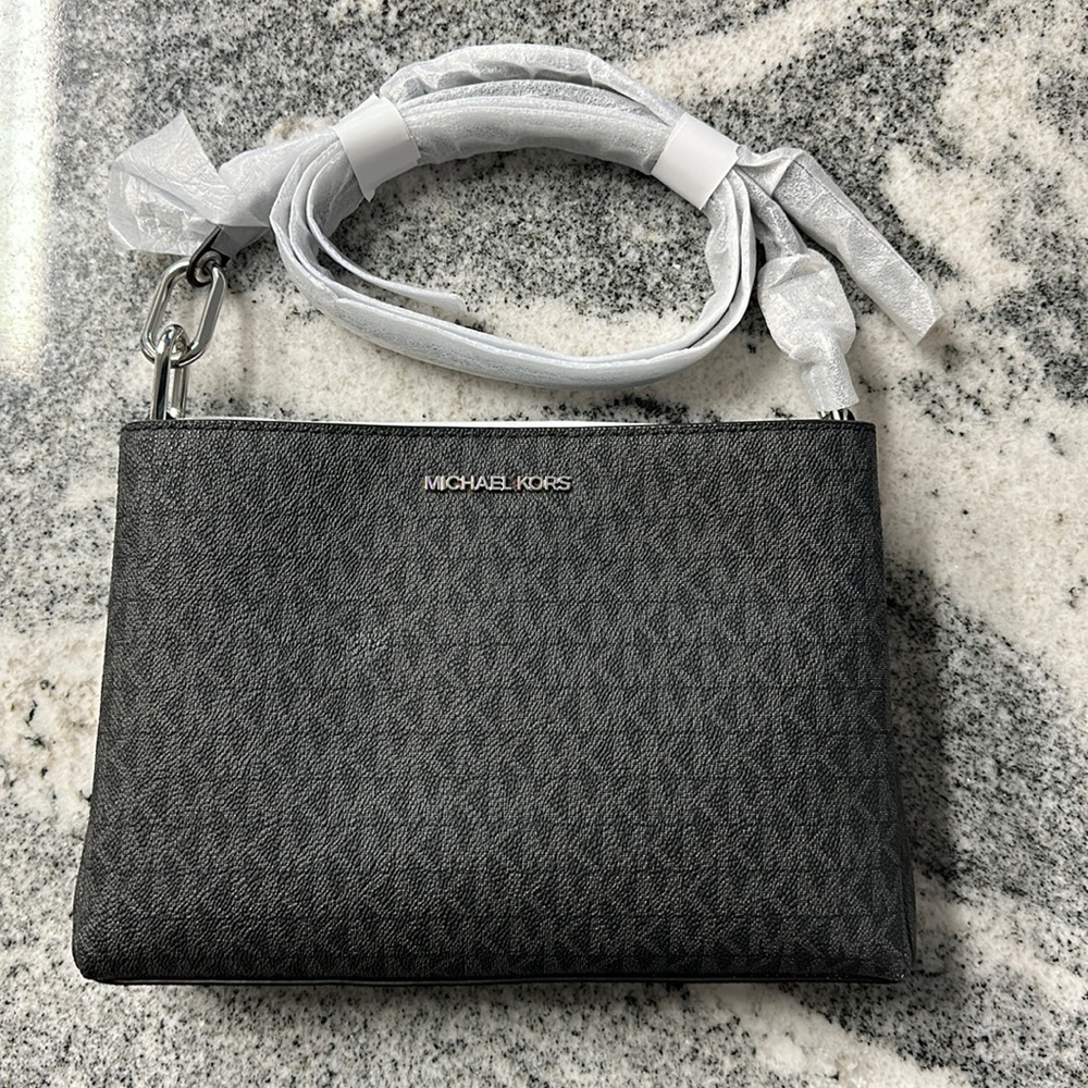 Trisha Medium Logo Crossbody Bag